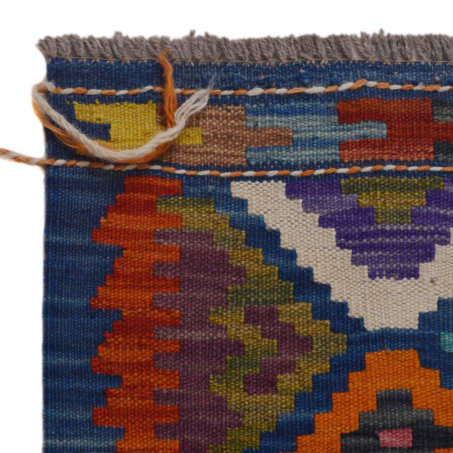 Handmade Vegetable Kelim 5' 1" x 6' 8" (ft) - No. P36488