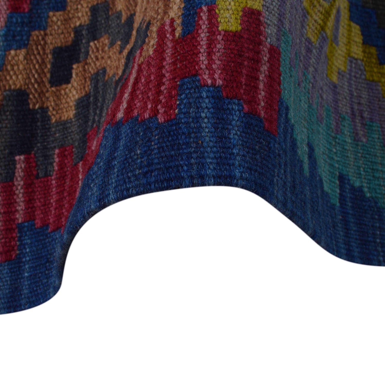 Handmade Vegetable Kelim 5' 1" x 6' 8" (ft) - No. P36488