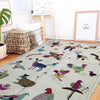 Shape Embroidery Dhurrie 3' 11" x 6' 3" (ft) - No. P36723