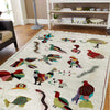 Hand Knotted Embroidery Kilim 4' 0" x 6' 4" (ft) - No. P36867
