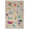 Handmade Embroidery Kilim 3' 8" x 6' 2" (ft) - No. P36868