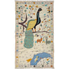 Hand Knotted Embroidery Kilim 3' 4" x 6' 7" (ft) - No. P36870