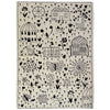 Pakistani Embroidery Kelim 3' 11" x 5' 10" (ft) - No. P36871
