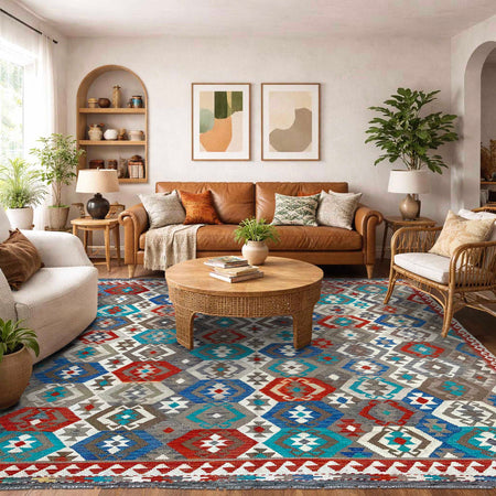 Handmade Vegetable Kilim 8' 3" x 10' 0" (ft) - No. P36878