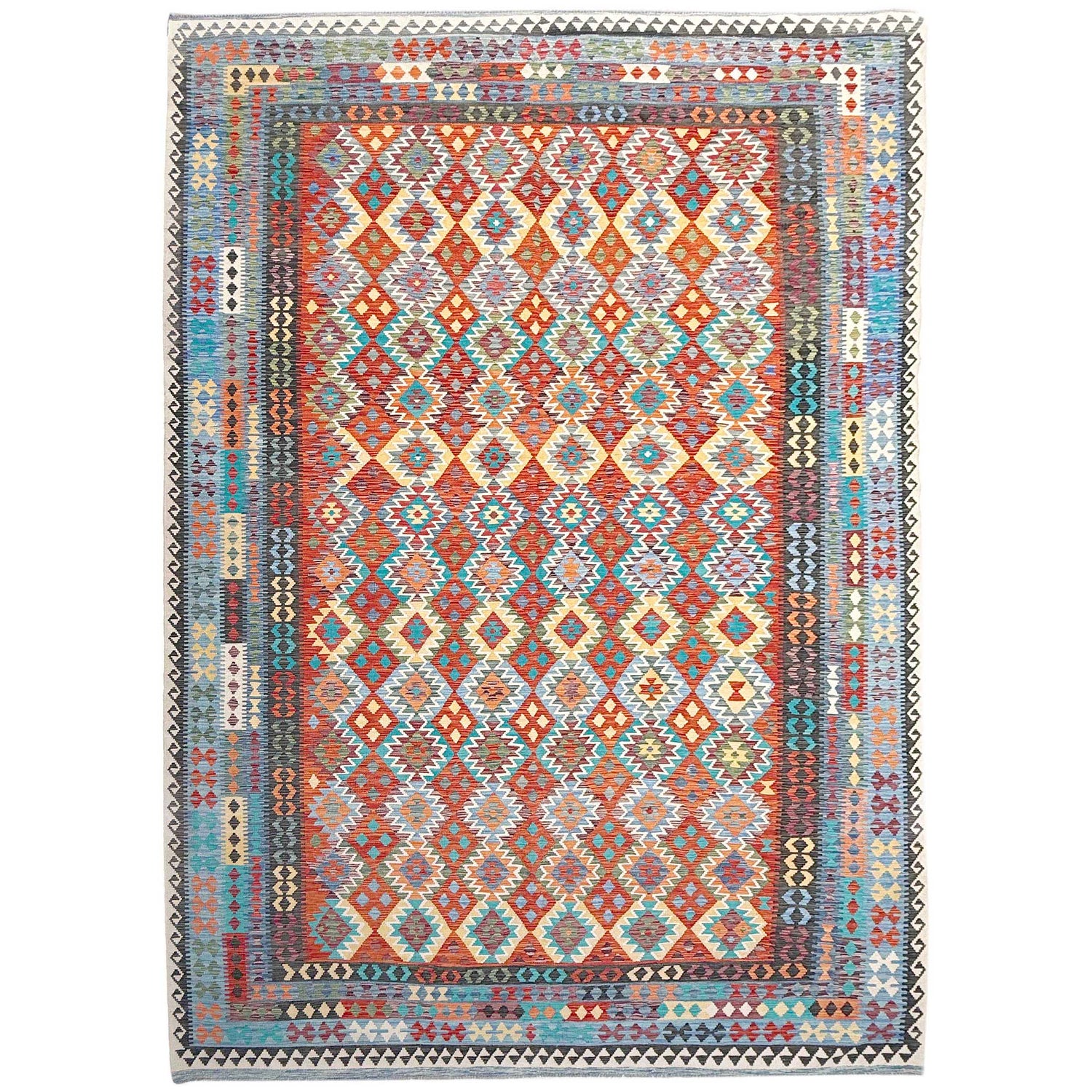 Handmade Vegetable Kilim 10' 2" x 16' 6" (ft) - No. P36896