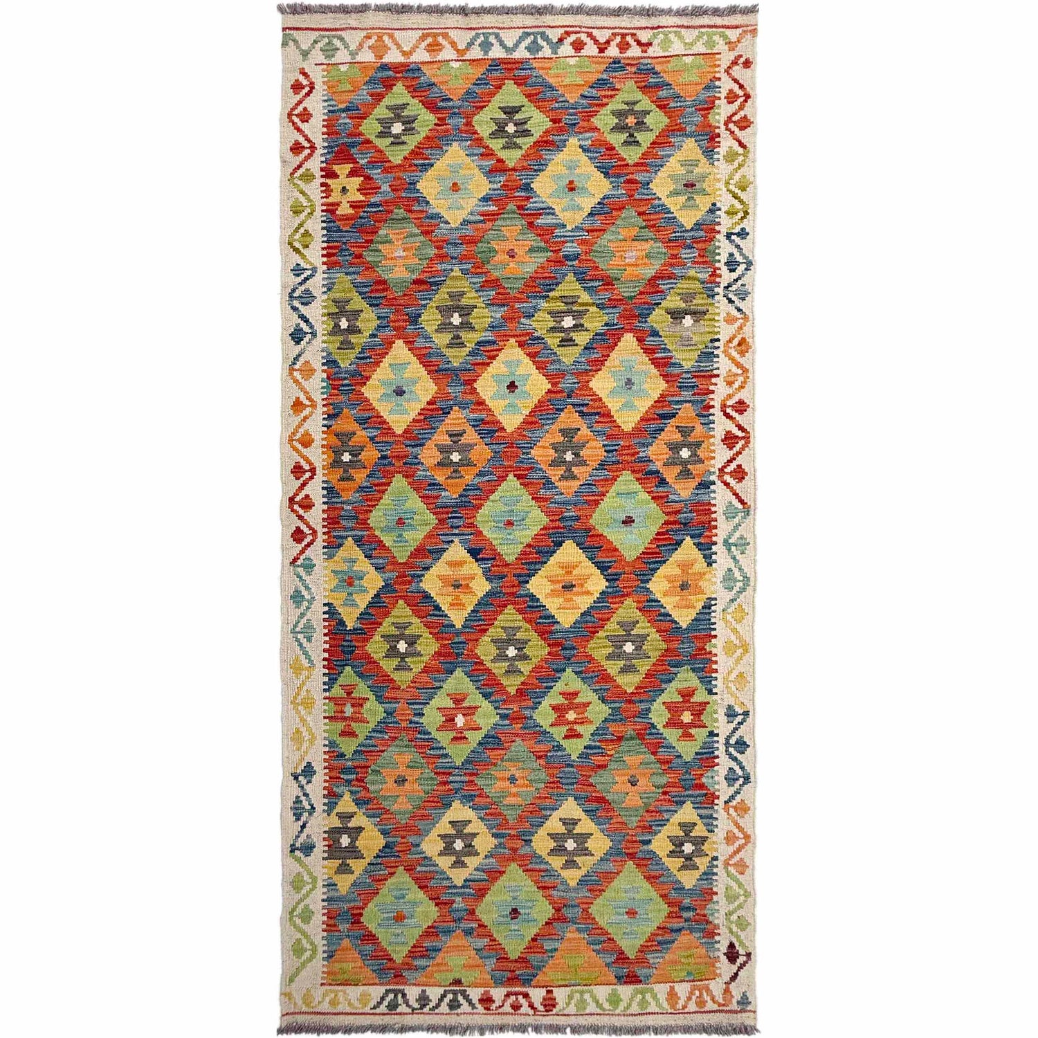 Vegetable Kilim Runner 3' 0" x 7' 9" (ft) - No. P36947
