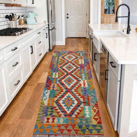 Vegetable Kilim Runner 2' 8" x 6' 6" (ft)- No. P36963