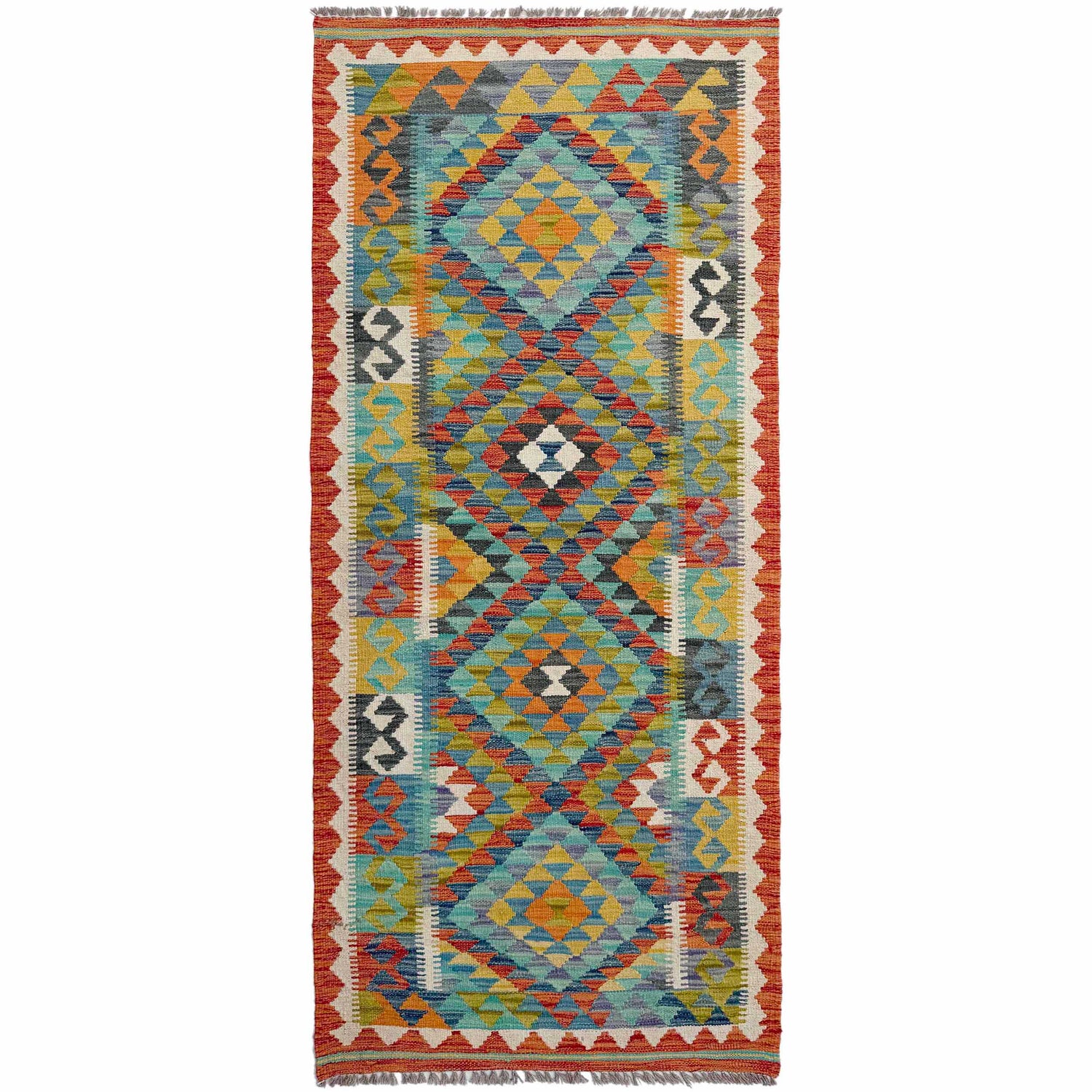 Vegetable Kelim Runner 2' 9" x 6' 9" (ft)- No. P36971