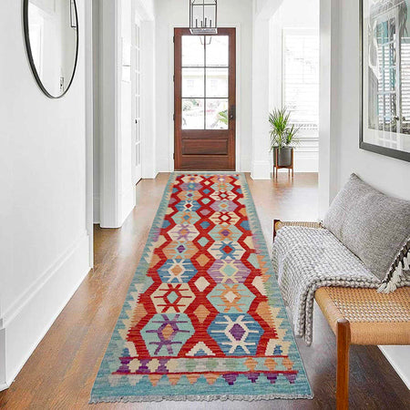 Vegetable Kelim Runner 2' 11" x 10' 0" (ft) - No. P36977