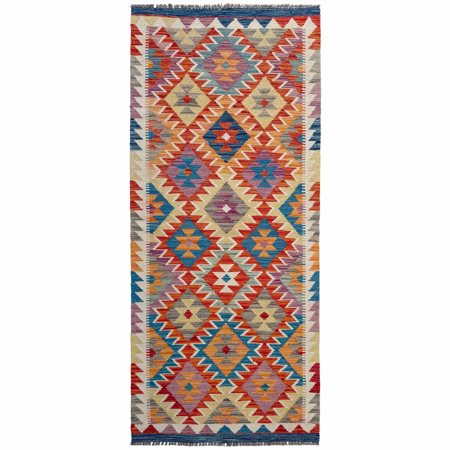 Vegetable Kilim Runner 2' 7" x 6' 7" (ft)- No. P36984