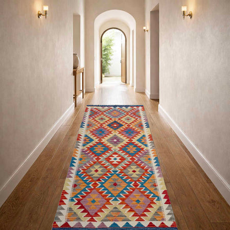 Vegetable Kilim Runner 2' 7" x 6' 7" (ft)- No. P36984