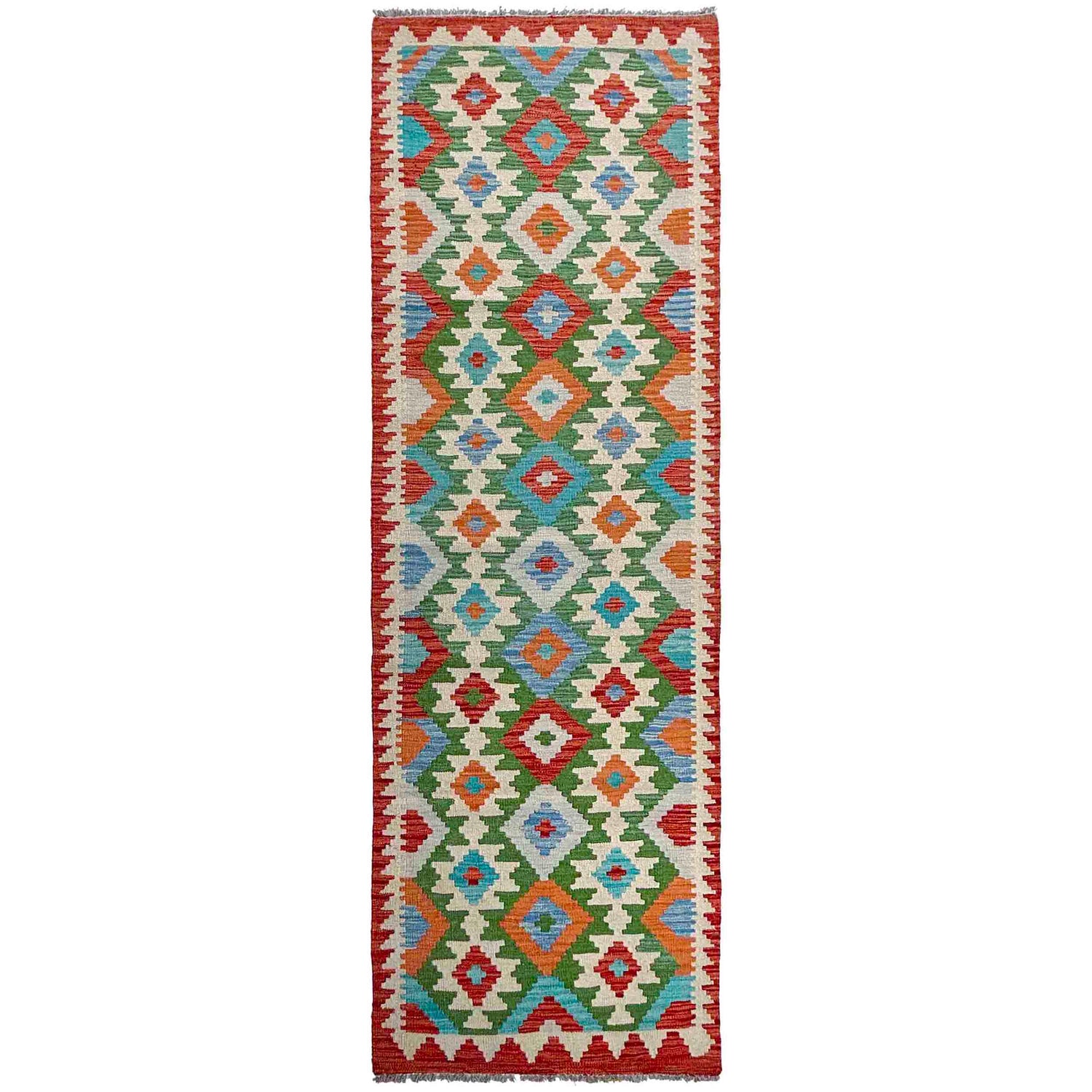 Vegetable Kilim Runner 2' 9" x 9' 8" (ft) - No. P37019