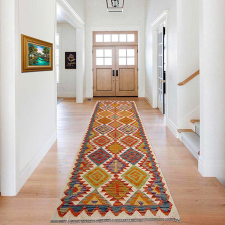 Vegetable Kilim Runner 2' 9" x 10' 2" (ft) - No. P37024