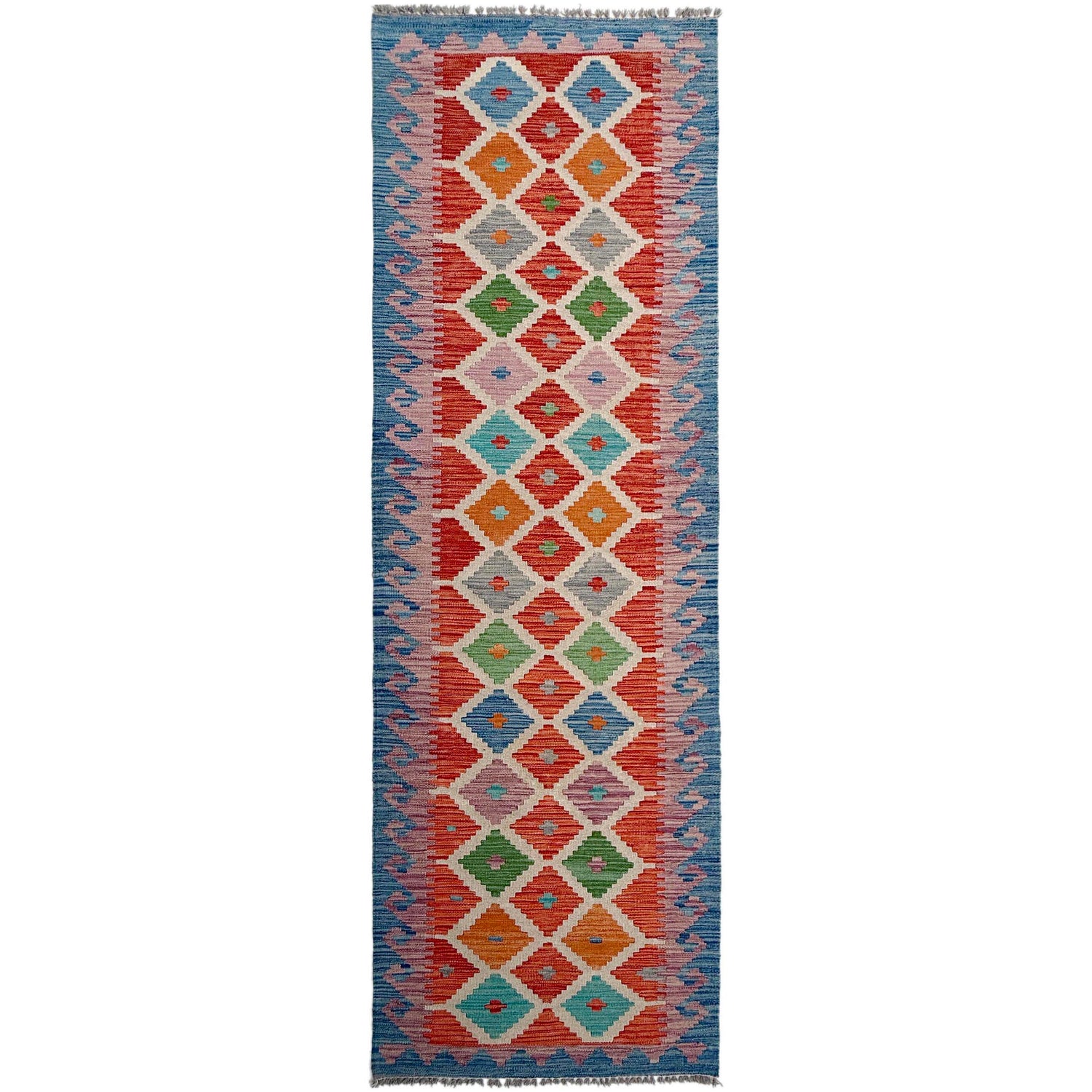 Vegetable Kelim Runner 2' 6" x 9' 9" (ft) - No. P37034