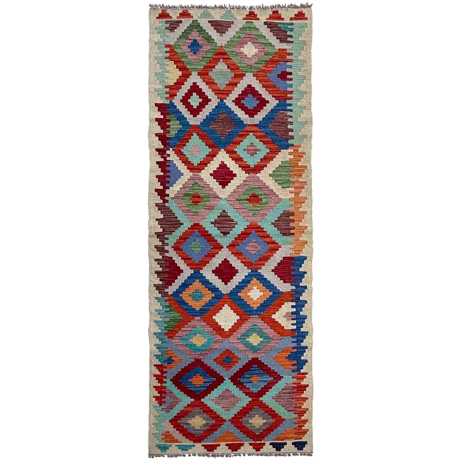 Vegetable Kelim Runner 2' 4" x 7' 11" (ft) - No. P37036