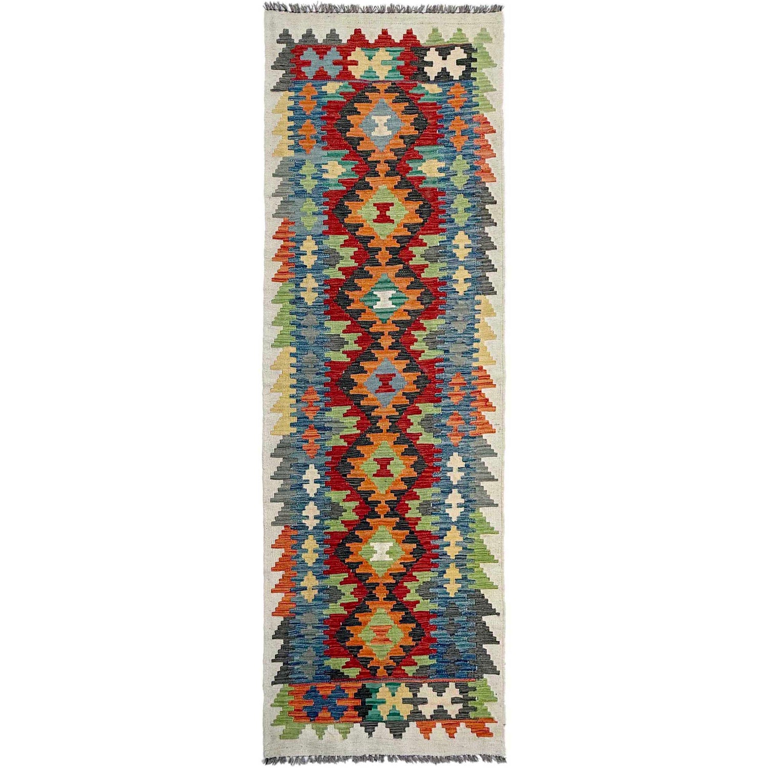 Vegetable Kilim Runner 2' 7" x 9' 3" (ft) - No. P37039