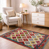 Handmade Vegetable Kelim 2' 4" x 4' 3" (ft) - No. P37050