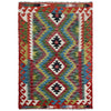 Handmade Vegetable Kilim 2' 9" x 4' 2" (ft) - No. P37053