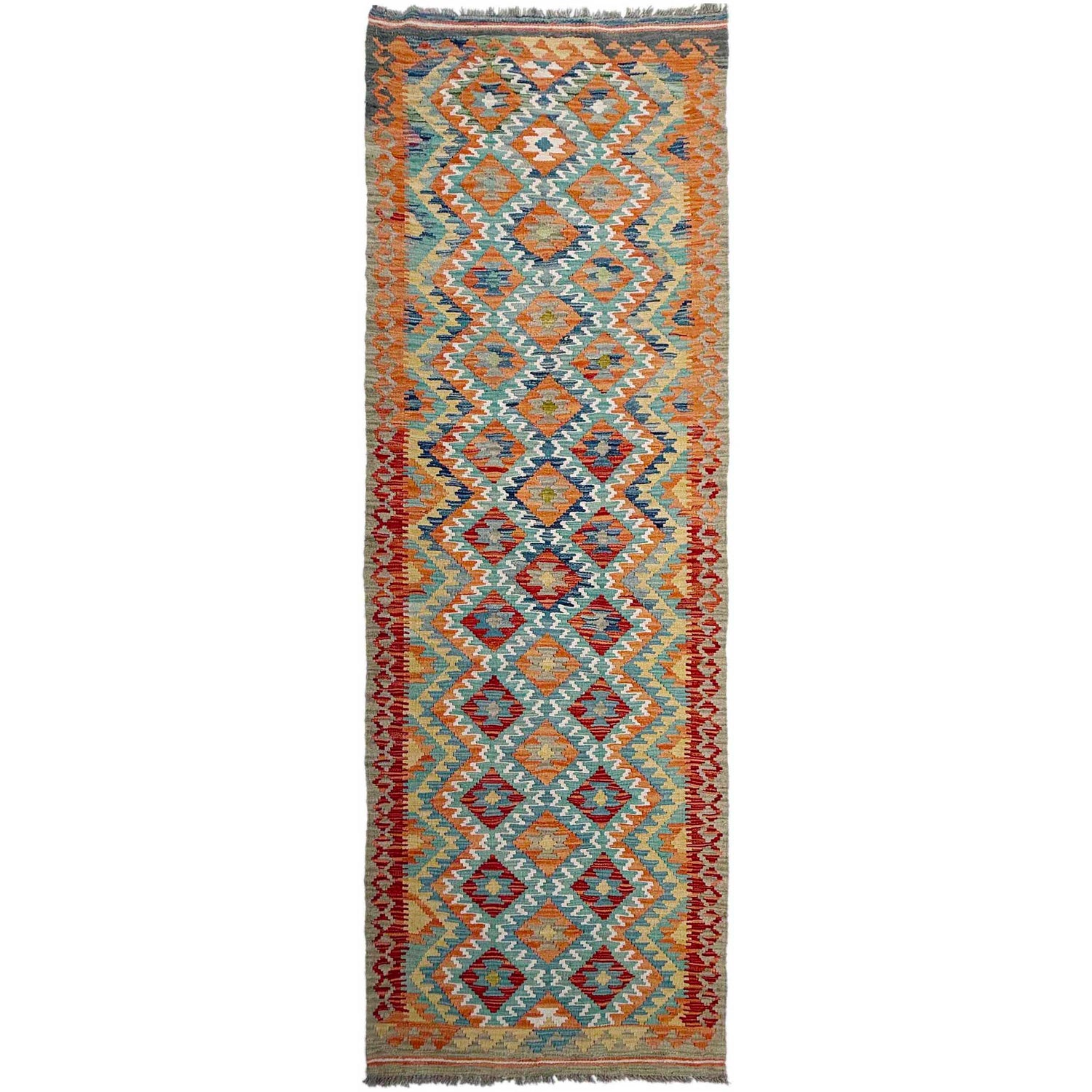 Vegetable Kilim Runner 2' 9" x 9' 9" (ft) - No. P37059