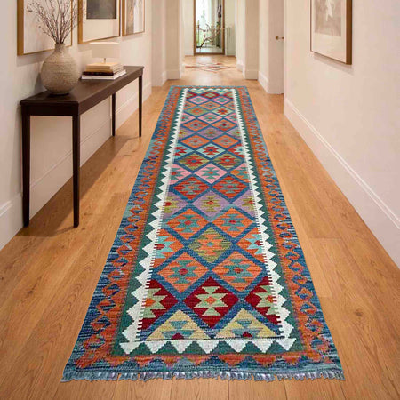 Vegetable Kelim Runner 2' 9" x 9' 11" (ft) - No. P37060