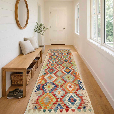 Vegetable Kilim Runner 2' 8" x 9' 8" (ft) - No. P37066