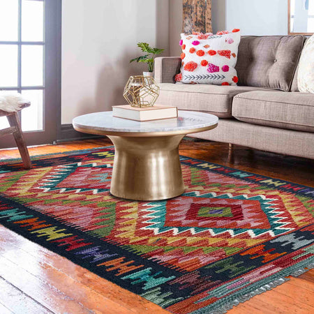 Handmade Vegetable Kilim 2' 5" x 4' 0" (ft) - No. P37072