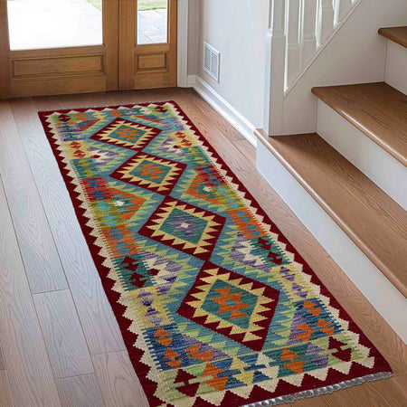 Vegetable Kilim Runner 2' 6" x 6' 6" (ft)- No. P37080