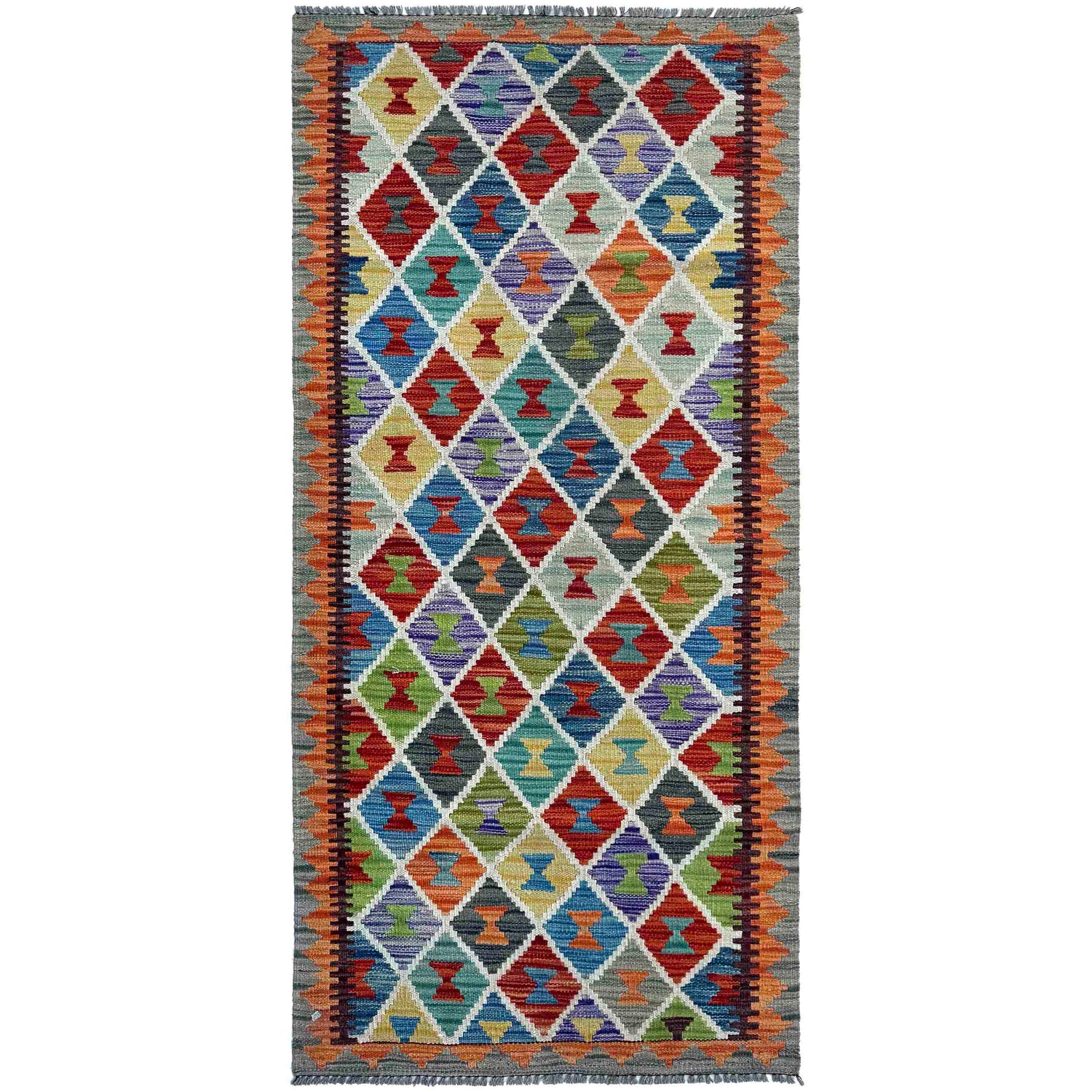 Vegetable Kilim Runner 2' 9" x 6' 4" (ft)- No. P37090