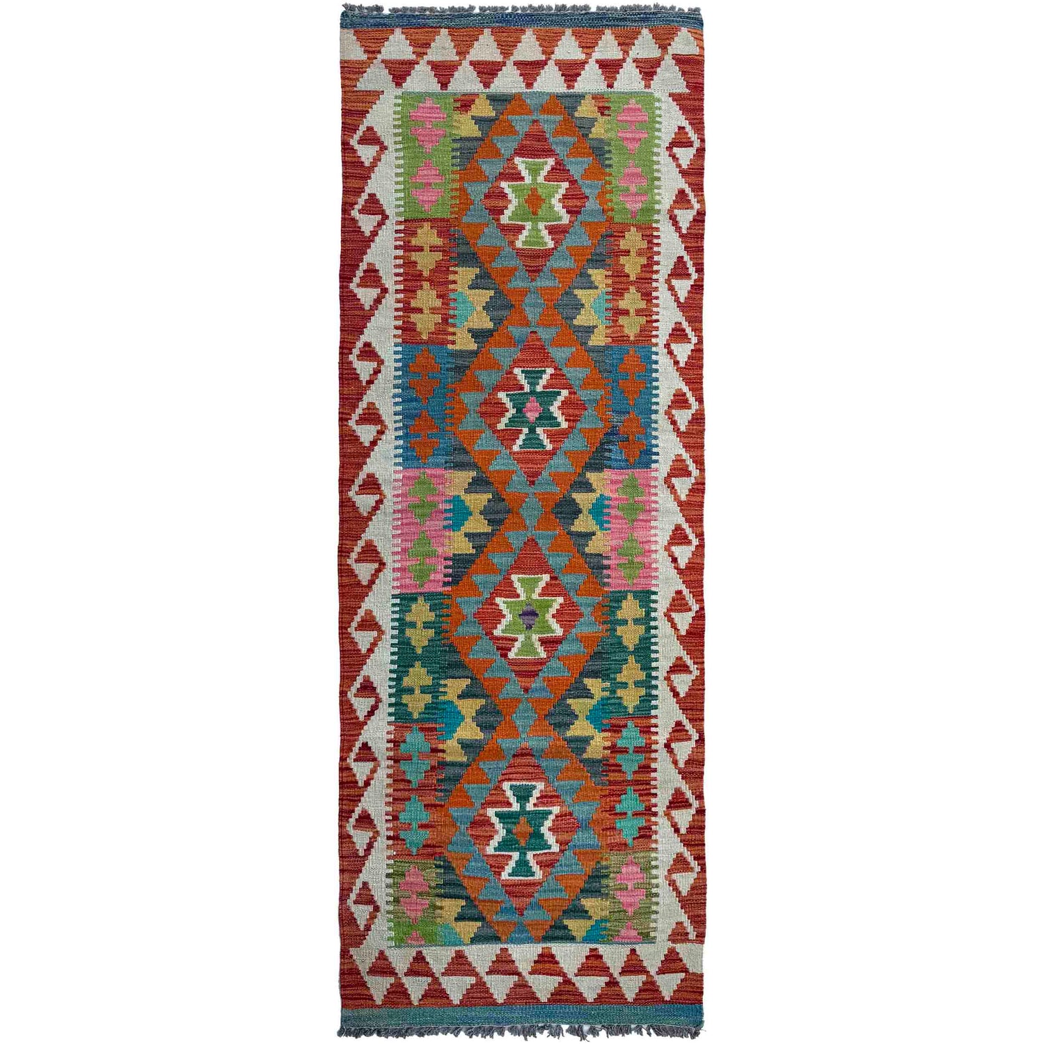 Vegetable Kilim Runner 2' 4" x 6' 11" (ft)- No. P37114