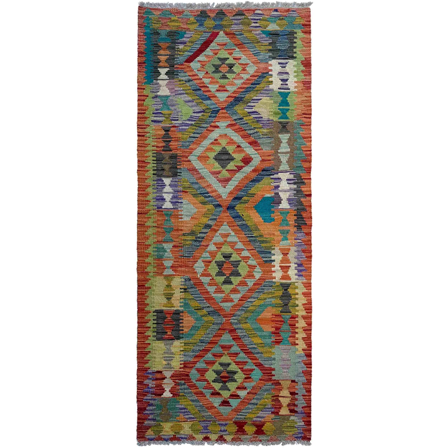 Vegetable Kilim Runner 2' 5" x 6' 9" (ft)- No. P37119