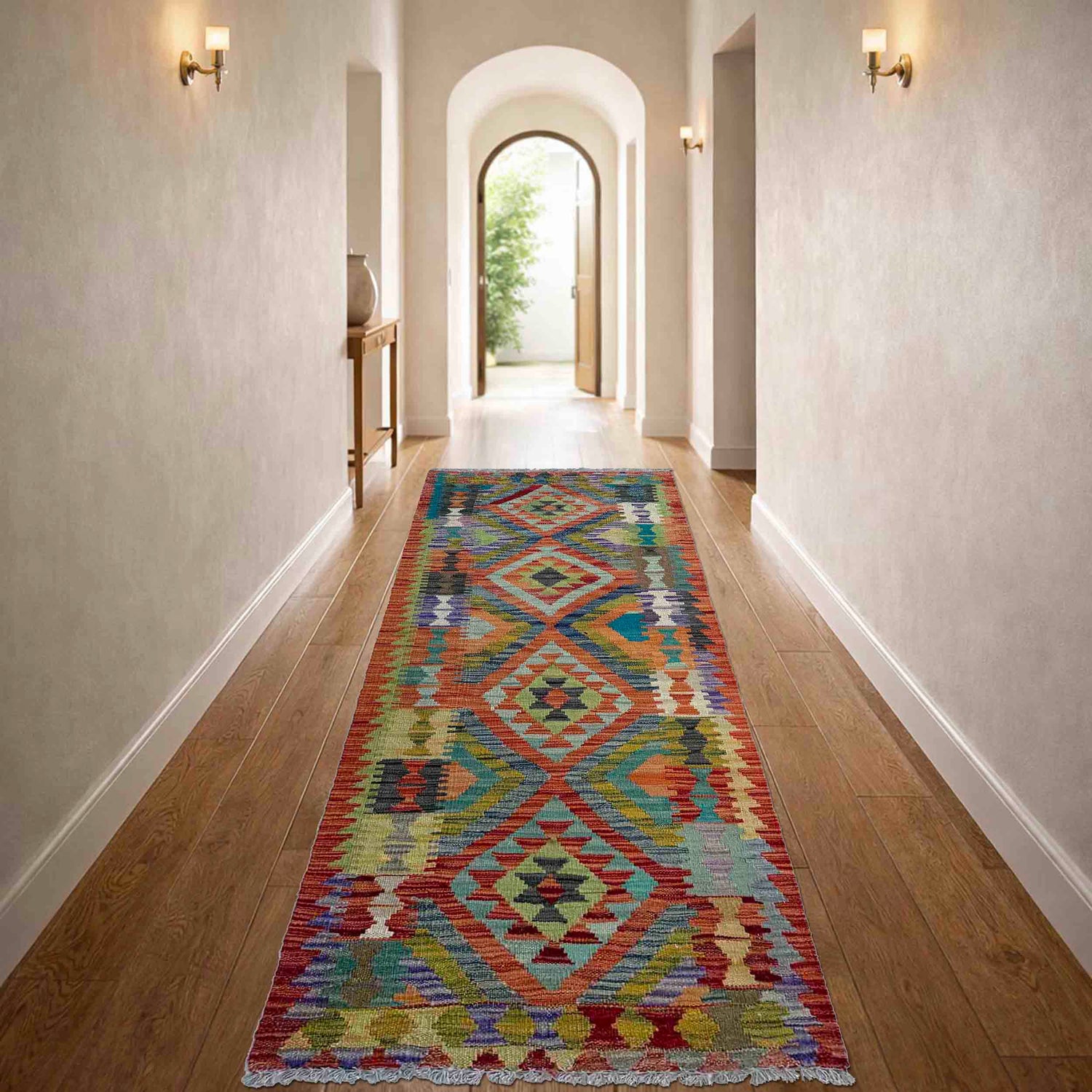 Vegetable Kilim Runner 2' 5" x 6' 9" (ft)- No. P37119