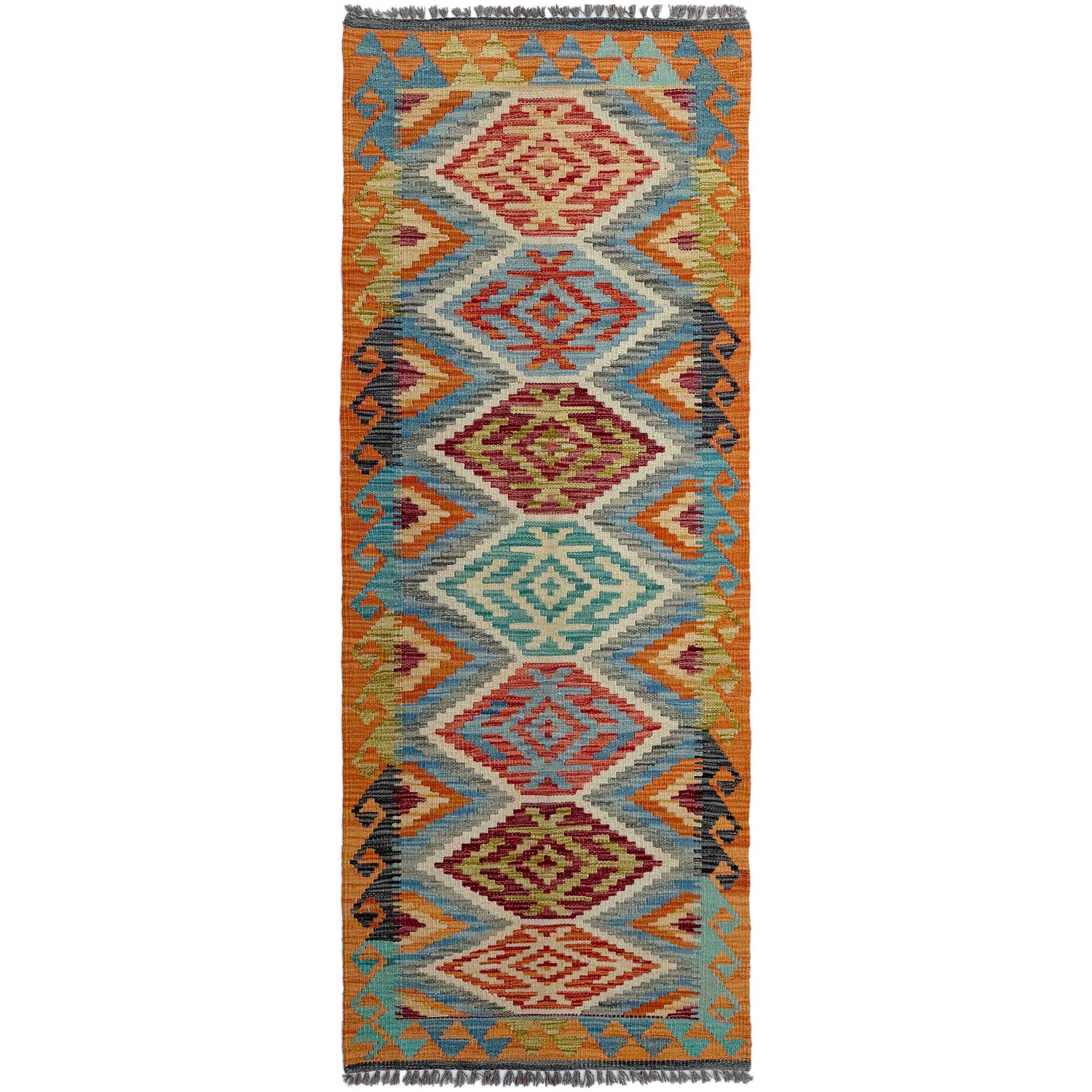 Vegetable Kilim Runner 2' 4" x 6' 3" (ft)- No. P37126
