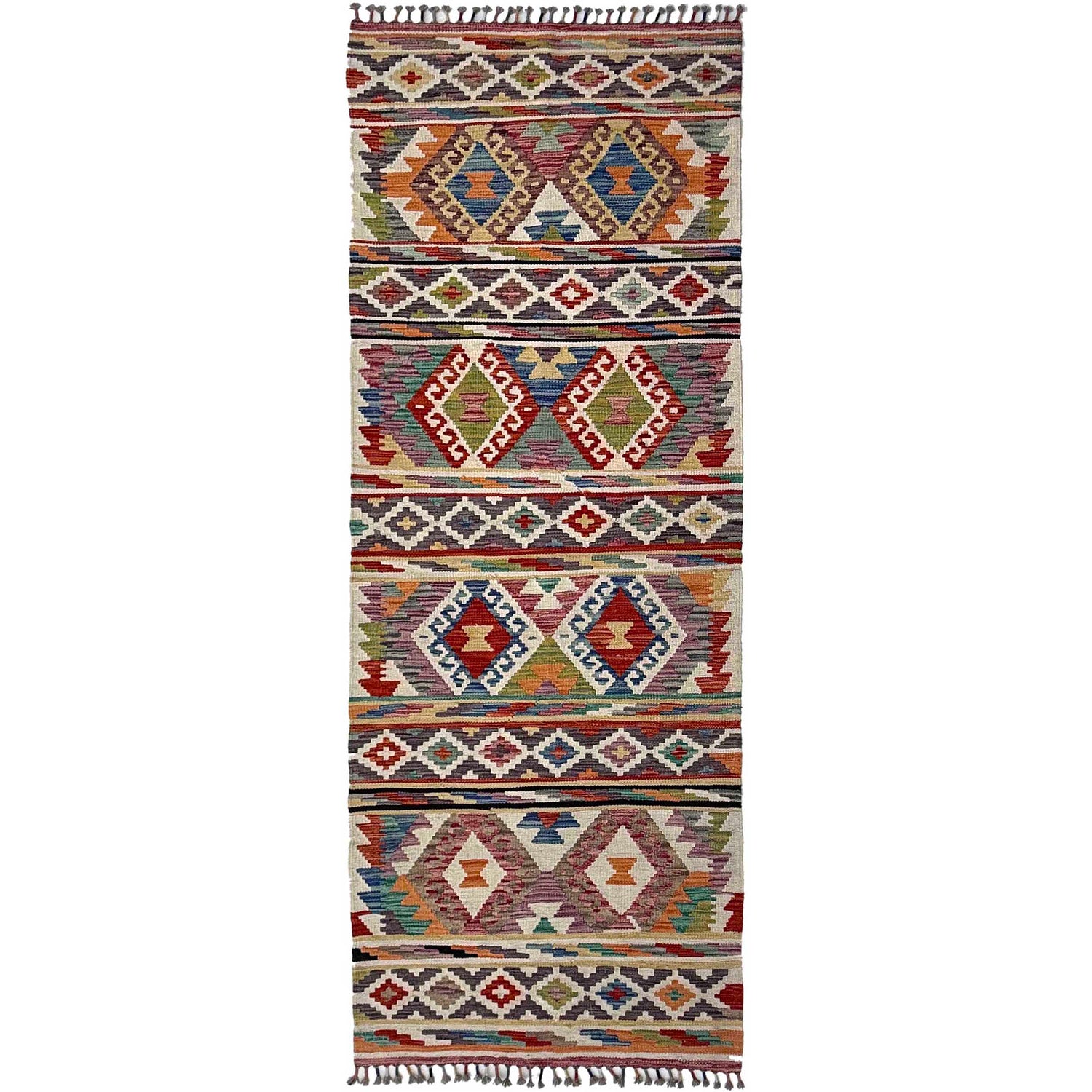 Vegetable Kilim Runner 2' 9" x 8' 1" (ft) - No. P37144