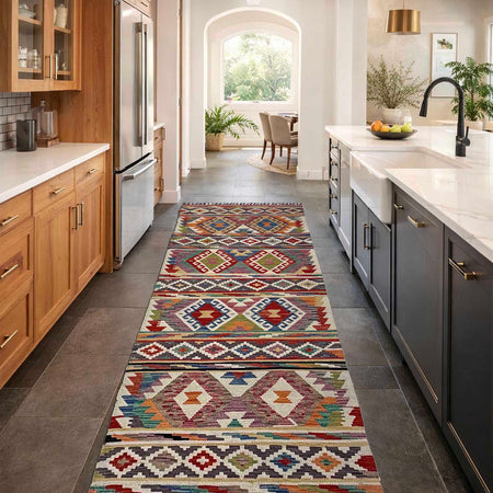 Vegetable Kilim Runner 2' 9" x 8' 1" (ft) - No. P37144
