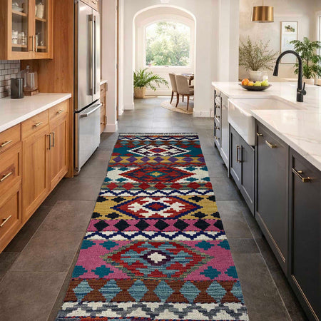Vegetable Kelim Runner 1' 9" x 4' 10" (ft)- No. P37212