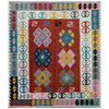Handmade Vegetable Kilim 6' 7" x 9' 9" (ft) - No. P37215