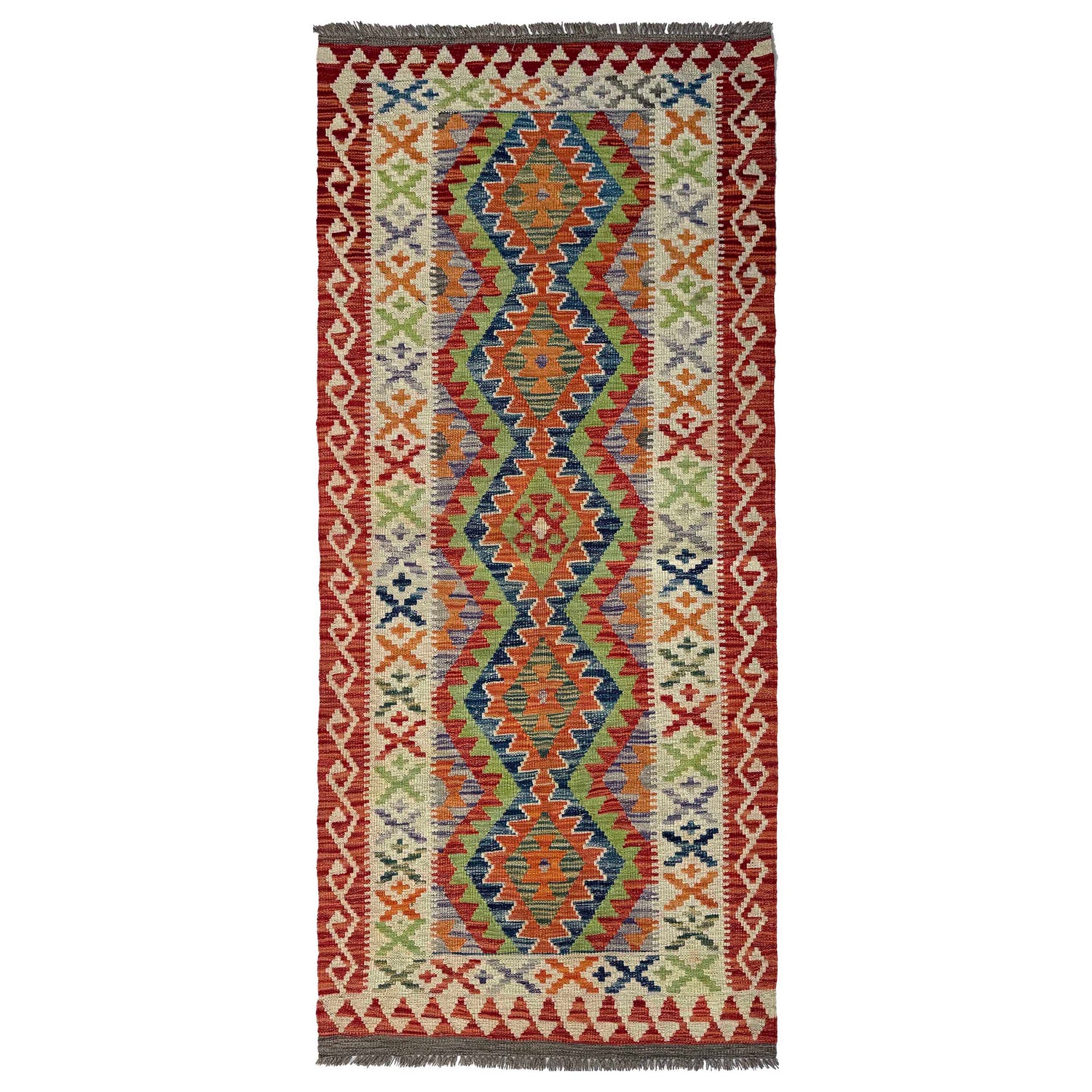 Vegetable Kilim Runner 3' 0" x 6' 10" (ft)- No. P37219