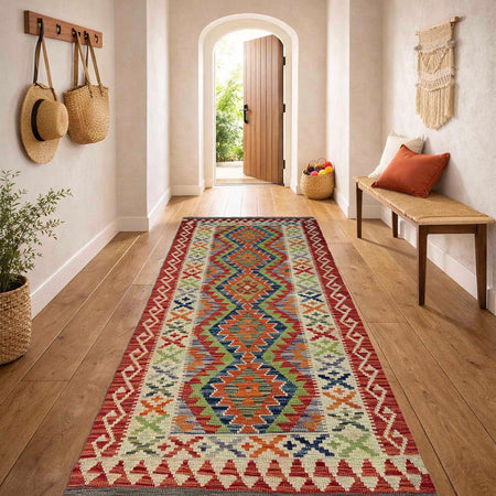 Vegetable Kilim Runner 3' 0" x 6' 10" (ft)- No. P37219