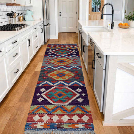Vegetable Kelim Runner 1' 8" x 4' 11" (ft)- No. P37230