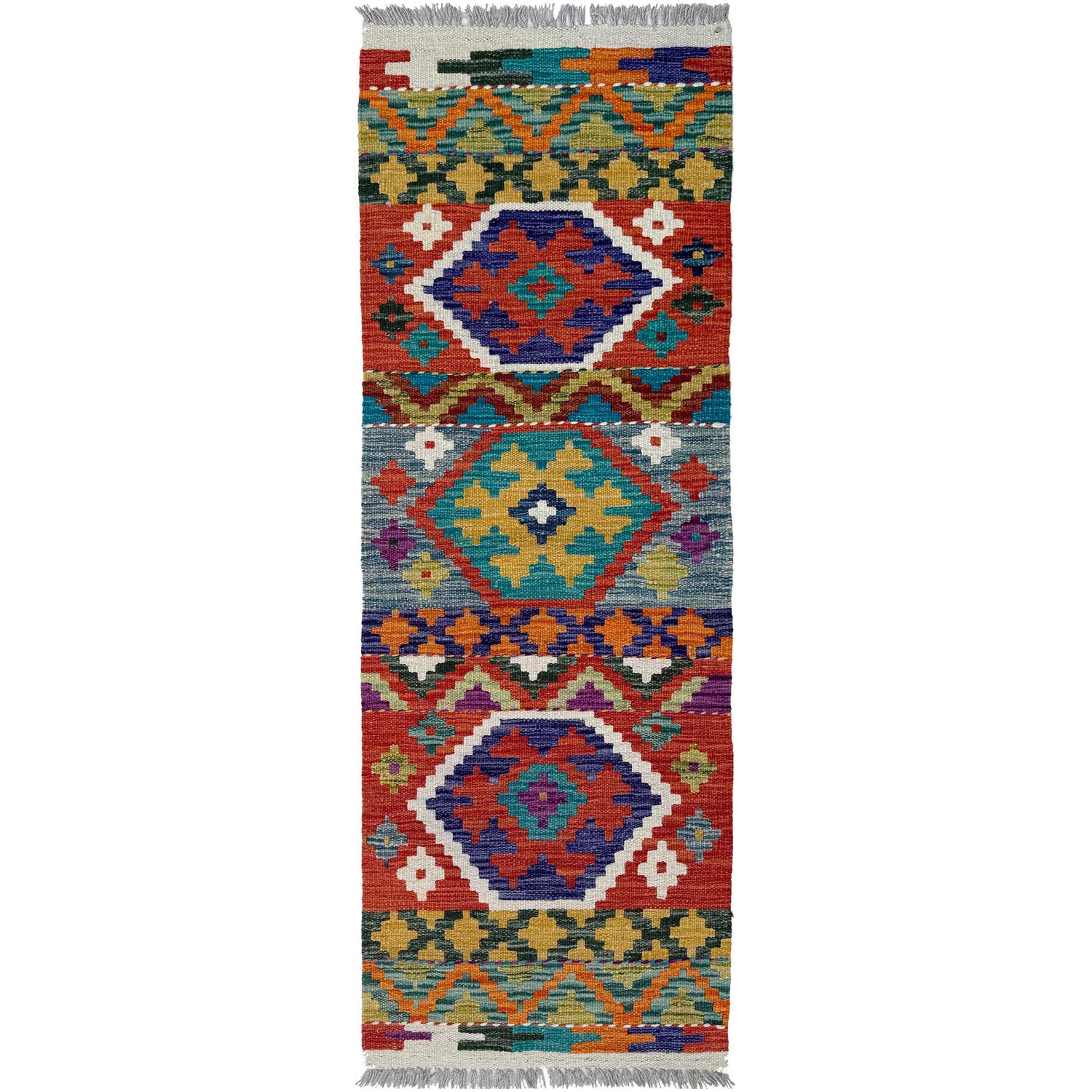 Vegetable Kilim Runner 1' 8" x 4' 9" (ft)- No. P37233
