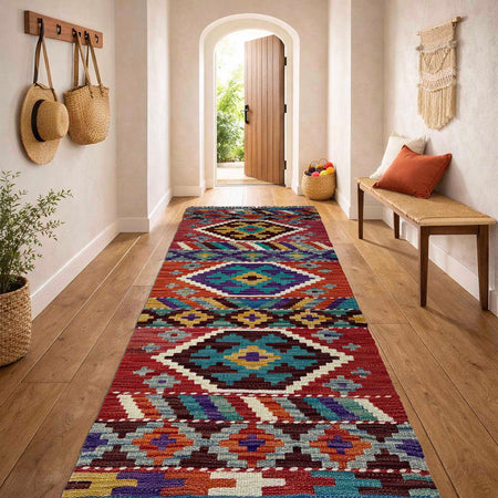 Vegetable Kilim Runner 1' 8" x 5' 1" (ft)- No. P37236