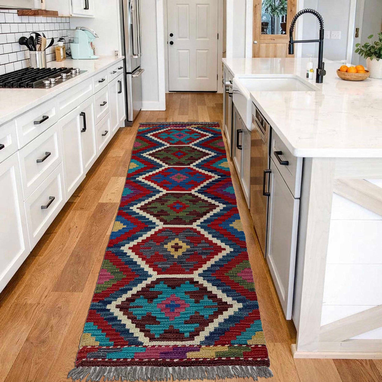 Vegetable Kelim Runner 1' 8" x 5' 2" (ft)- No. P37239