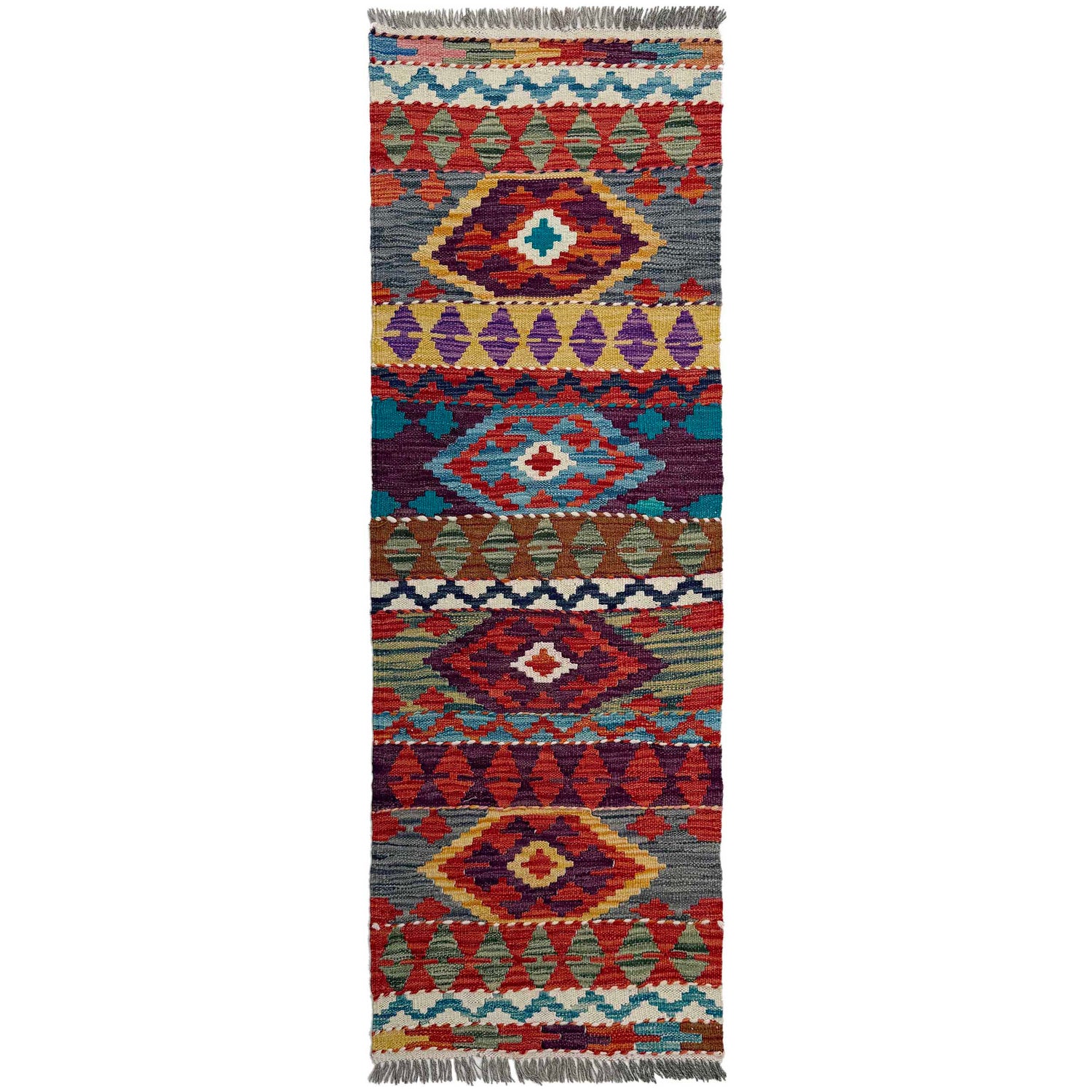 Vegetable Kilim Runner 1' 8" x 5' 1" (ft)- No. P37241