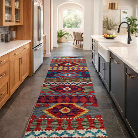 Vegetable Kilim Runner 1' 8" x 5' 1" (ft)- No. P37241