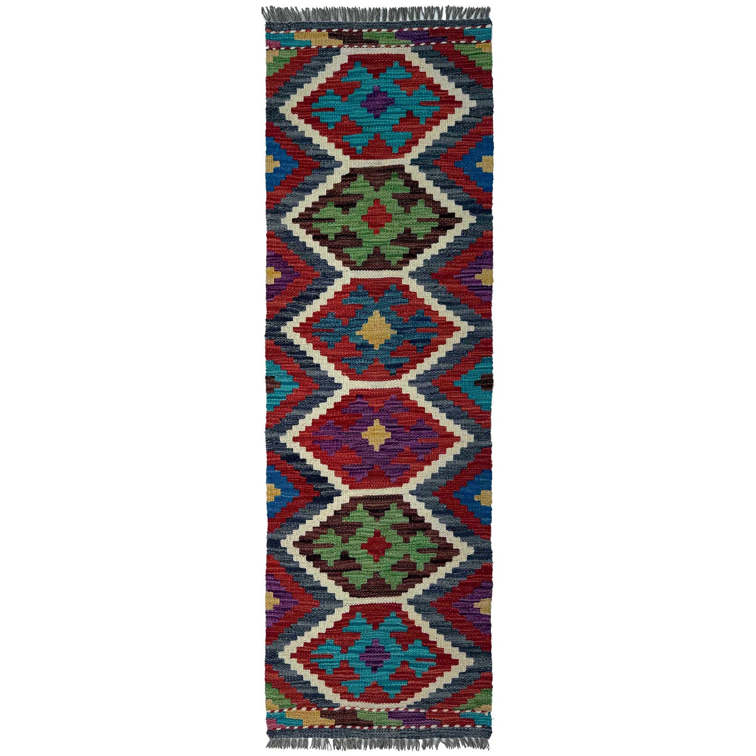 Vegetable Kelim Runner 1' 7" x 5' 2" (ft)- No. P37244