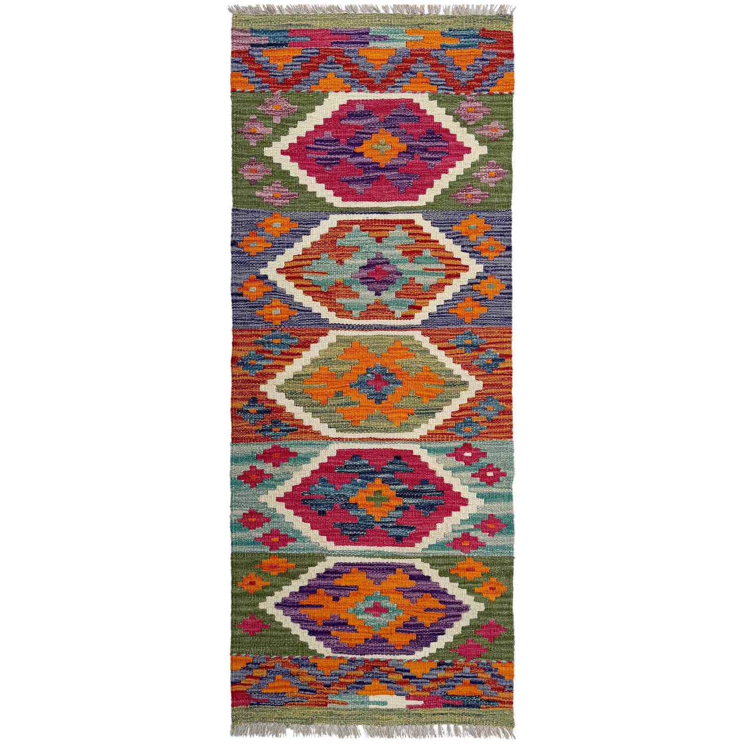 Vegetable Kilim Runner 1' 8" x 4' 8" (ft)- No. P37245