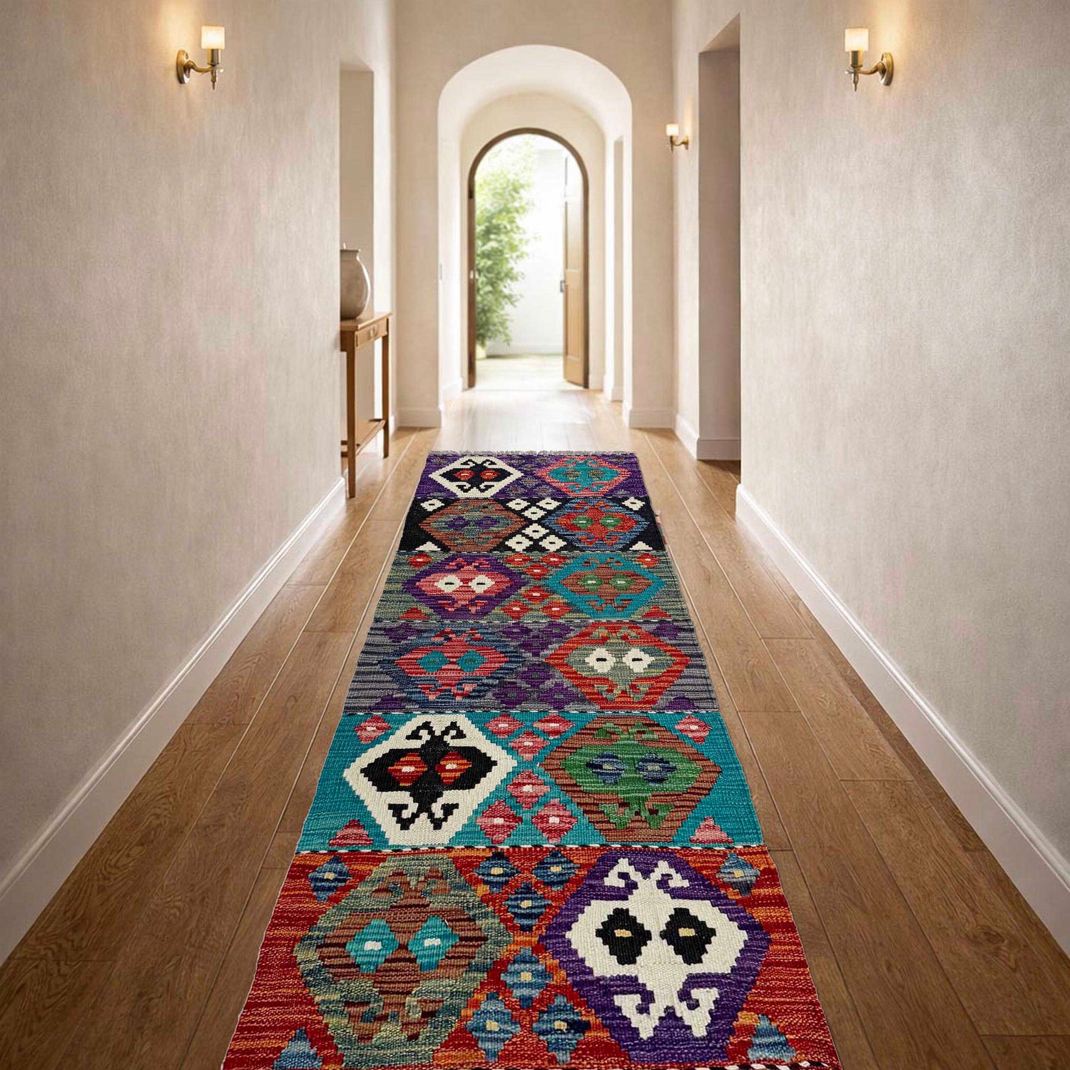 Vegetable Kelim Runner 1' 9" x 5' 7" (ft)- No. P37246