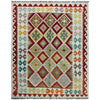 Handmade Vegetable Kilim 4' 10" x 6' 7" (ft) - No. P37248