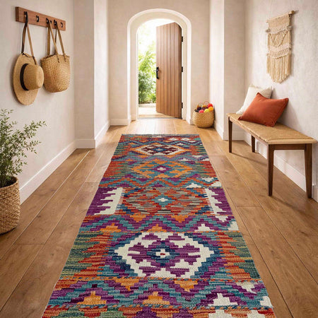 Vegetable Kelim Runner 1' 7" x 5' 3" (ft)- No. P37255