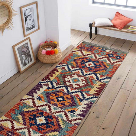 Vegetable Kilim Runner 1' 8" x 4' 9" (ft)- No. P37258